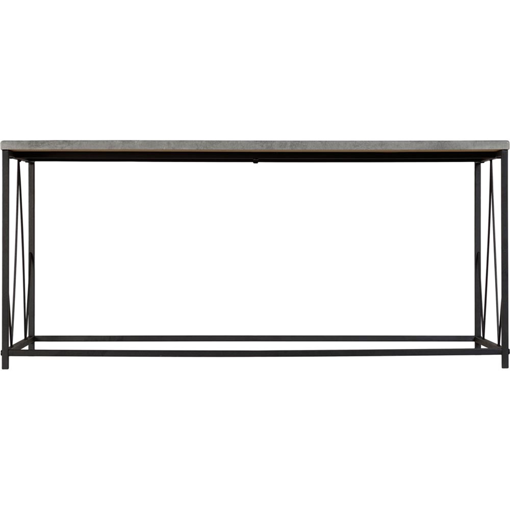 Seconique Athens Concrete Effect Rectangular Coffee Table Image 3
