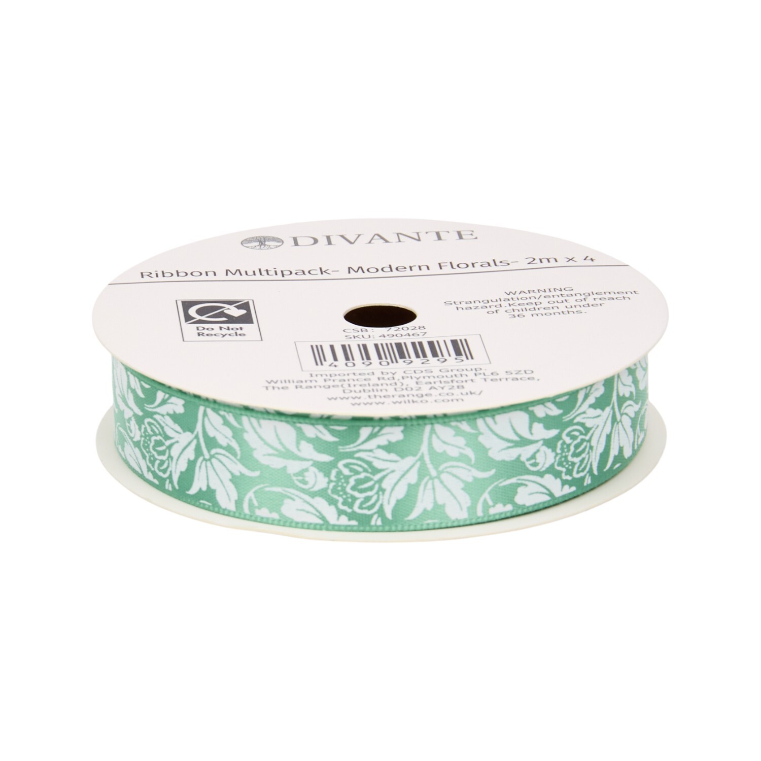 Pack of 4 Modern Floral Ribbons Image 4