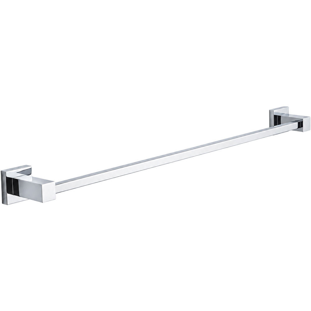 Go Bathrooms Froma Chrome Wall Mounted Towel Rail 600mm Image 1