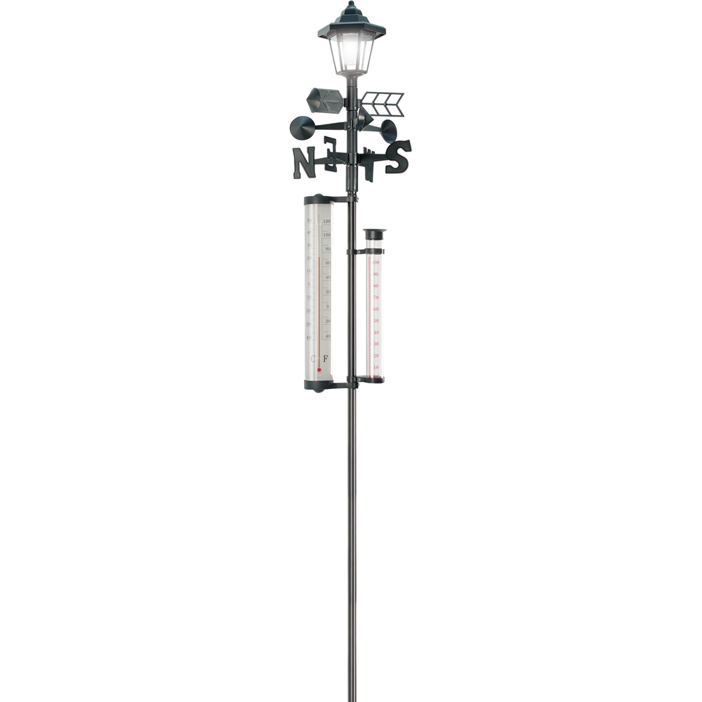 Avilo 5-in-1 Weather Station with Solar Light Image 1