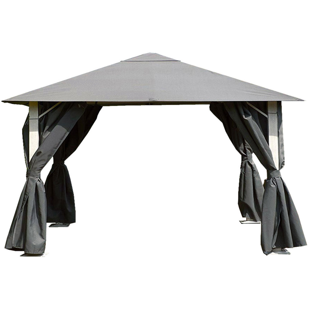 Glendale Vintage 2.5 x 2.5m Grey Garden Gazebo Image 2