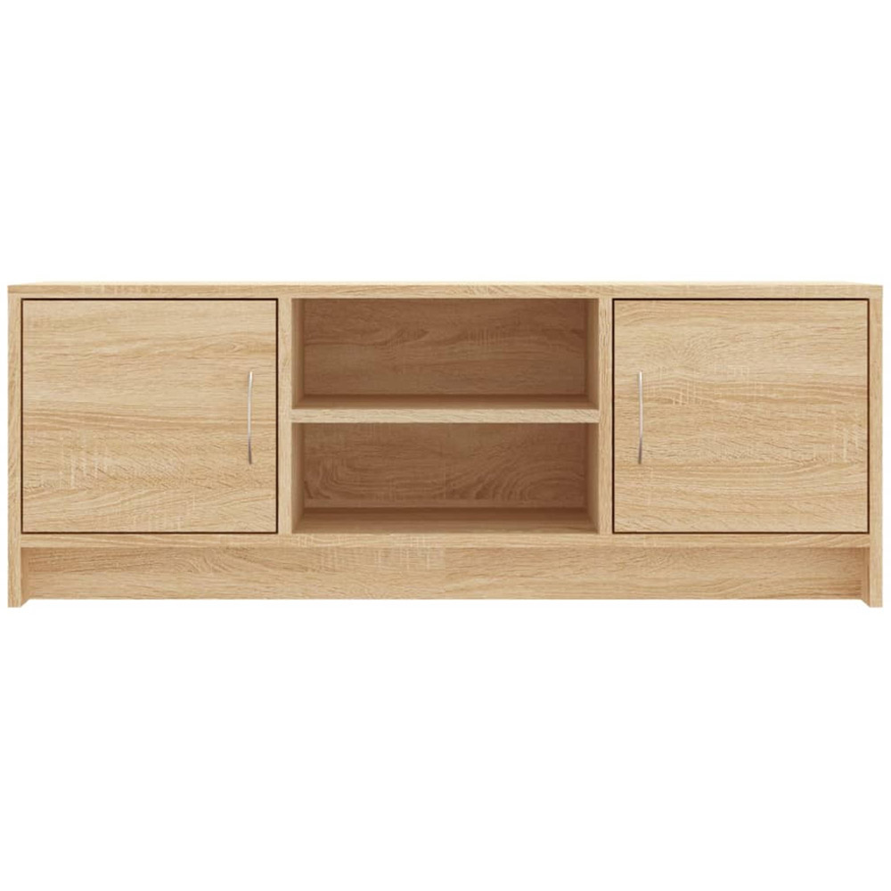 vidaXL 2 Door 2 Shelf Sonoma Oak TV Cabinet Image 5