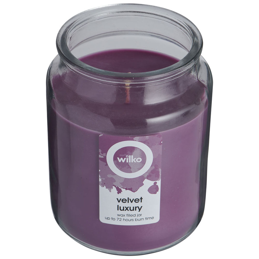 Wilko Velvet Luxury Scented Jar Candle Image 3