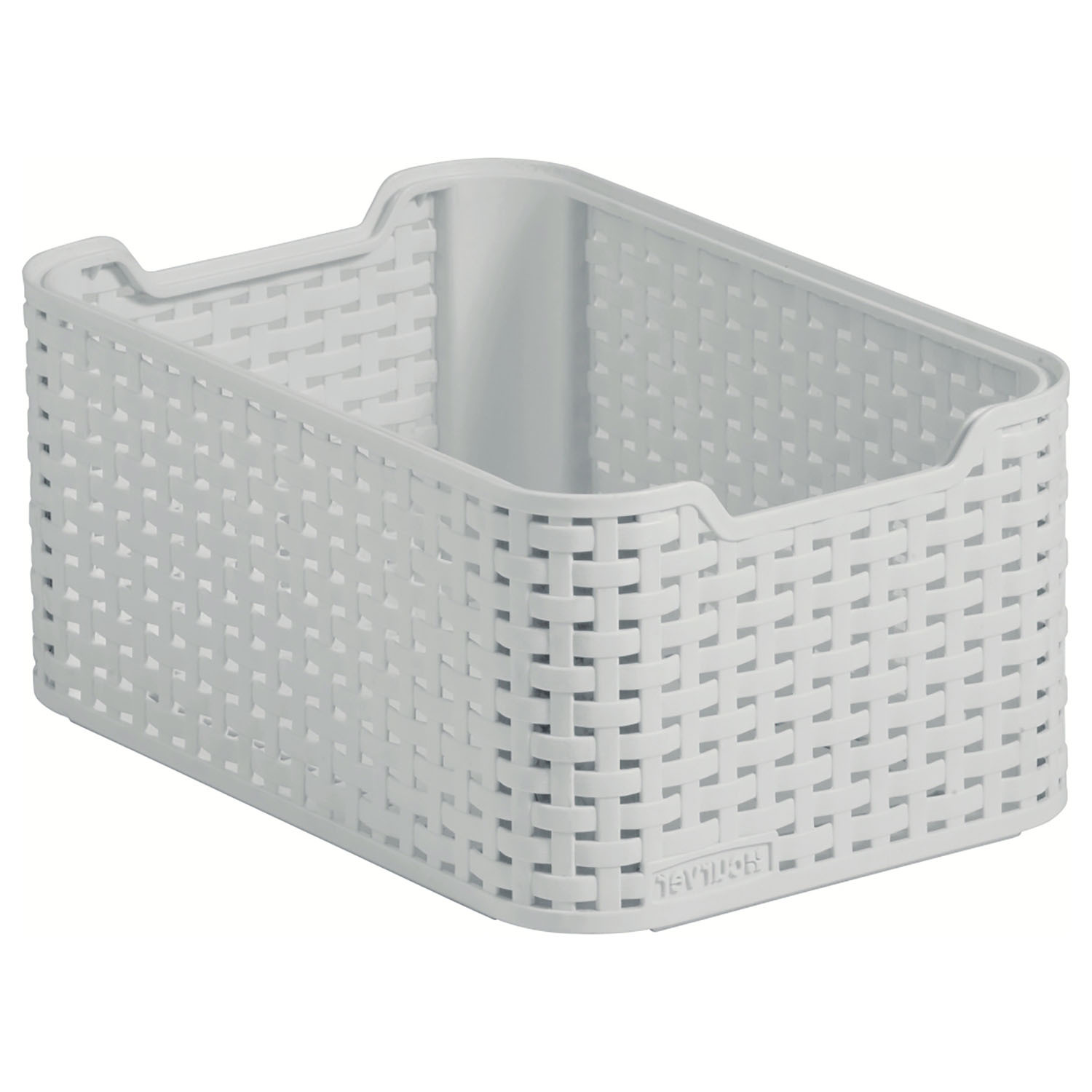 6L Grey Storage Basket Image 1