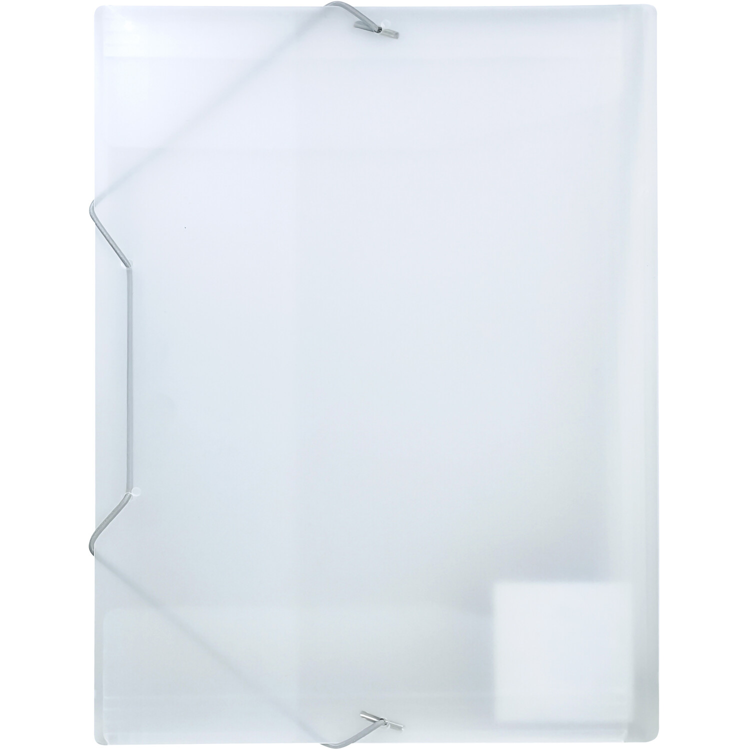 Recycled PP Elasticated Folder - White Image 2