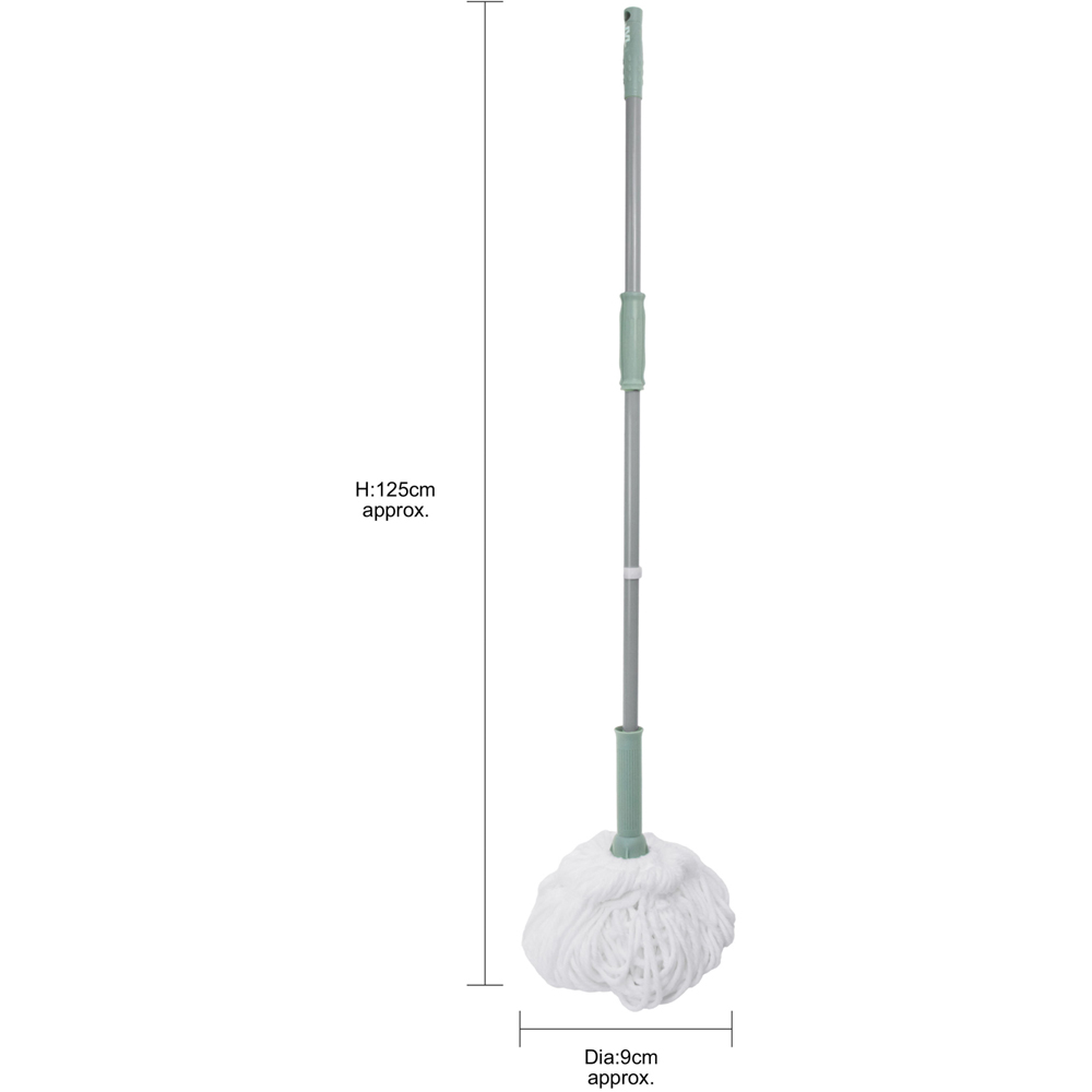 JVL Cleaning Grey Easy Twist Mop Image 9