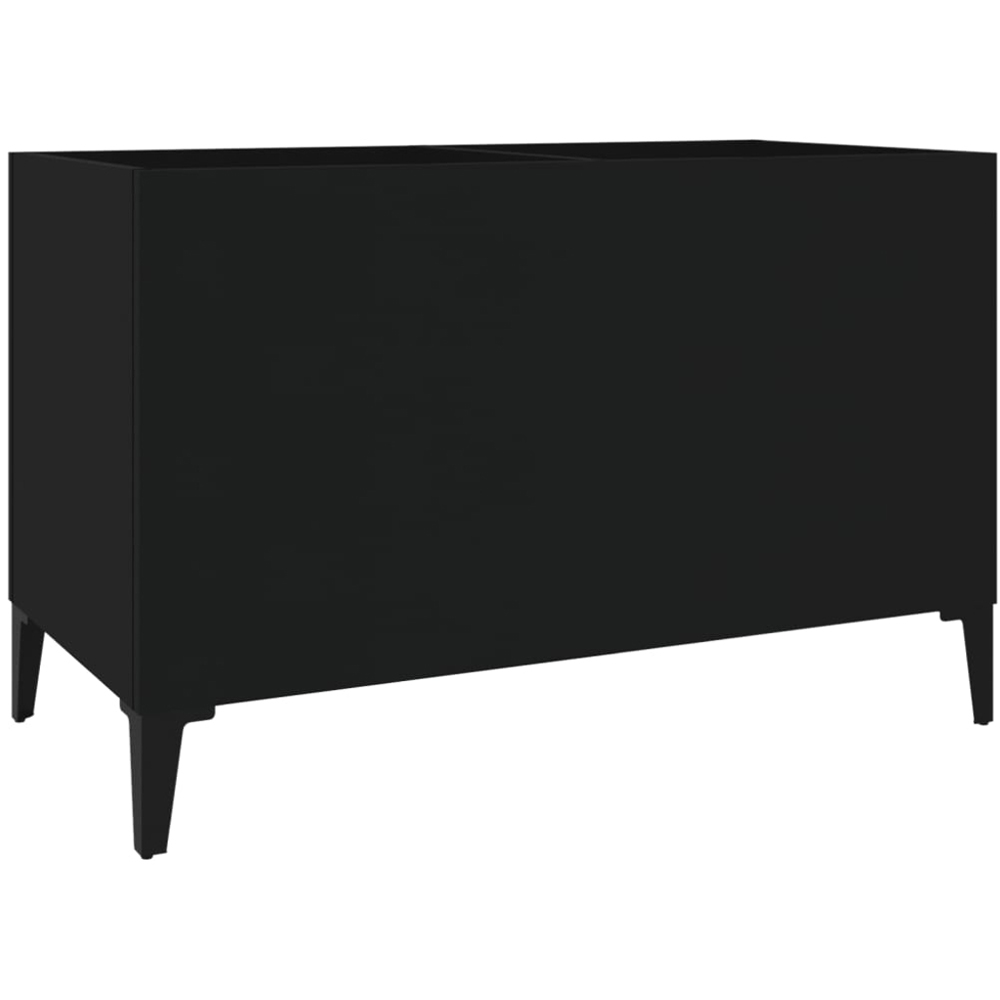 vidaXL Black Record Cabinet Image 2