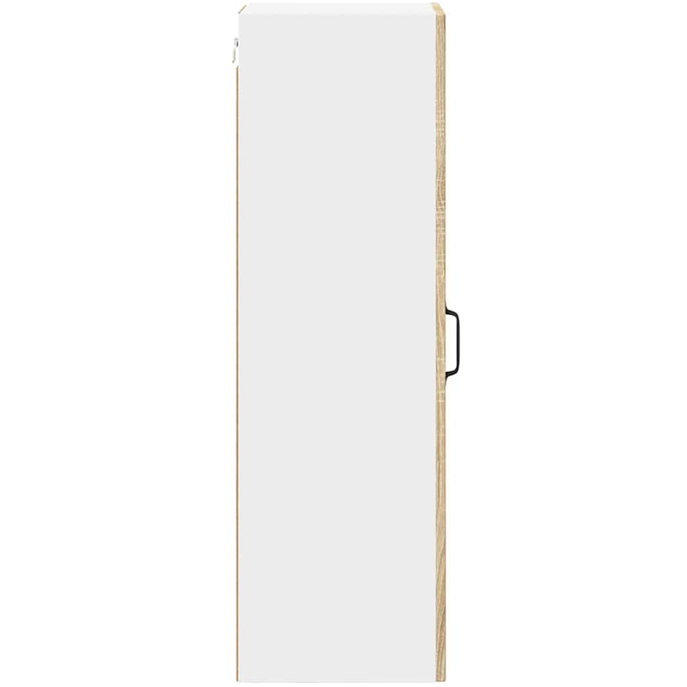 vidaXL Single Door Sonoma Oak Kitchen Wall Cabinet Image 6