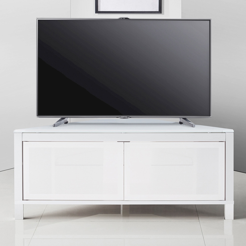 MDA Designs Volans 2 Door White TV Unit Image 7