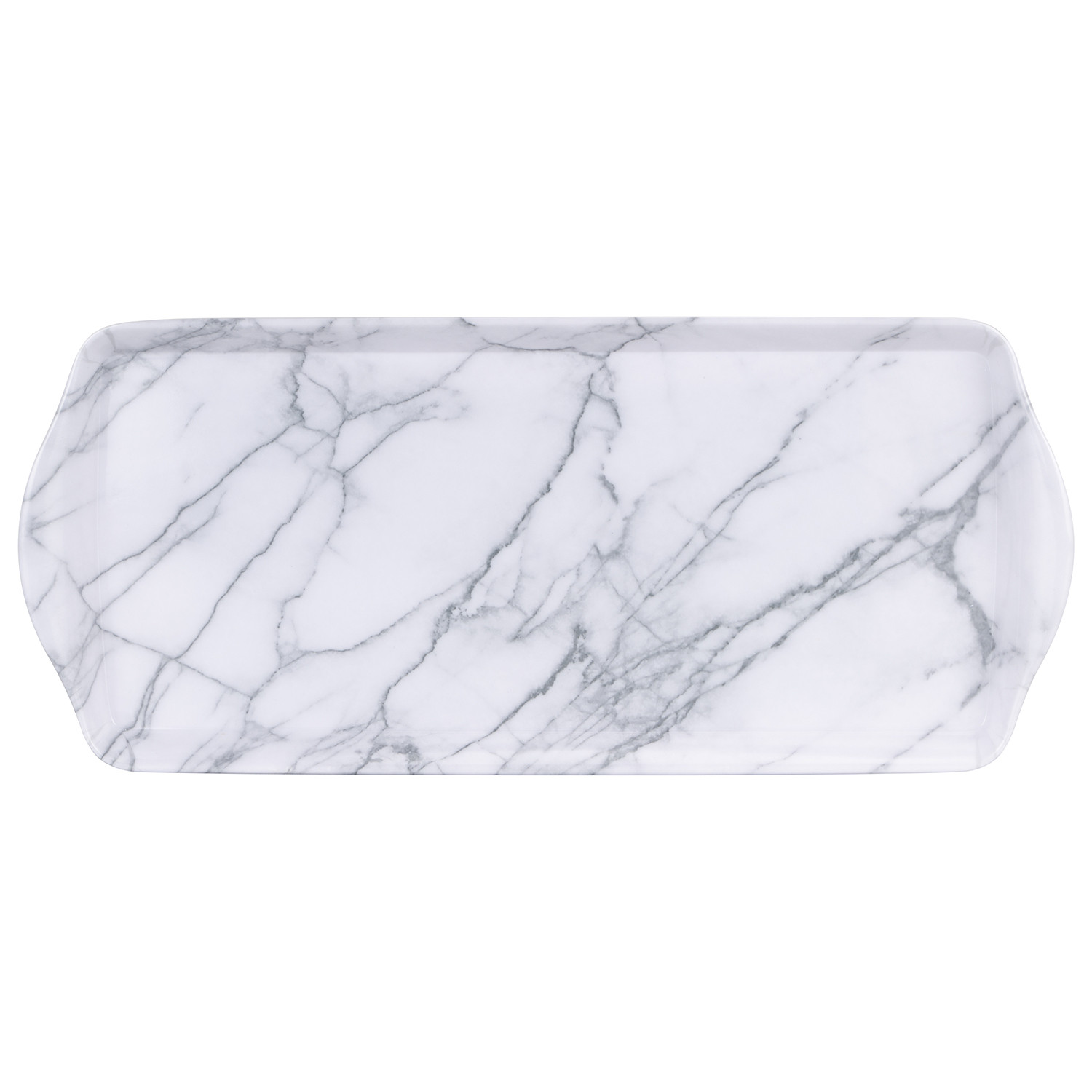 Long shop white tray