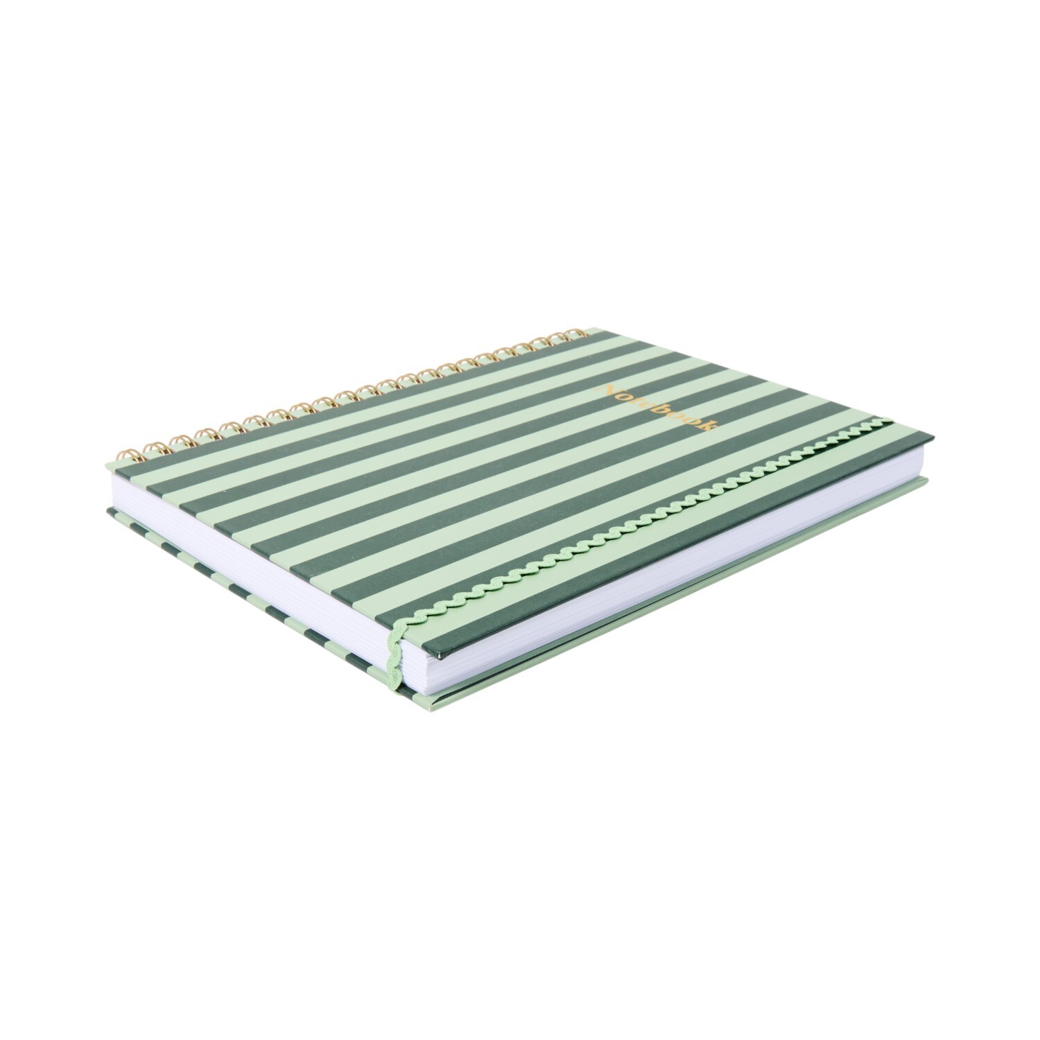 Striped Spiral Notebook Image 5