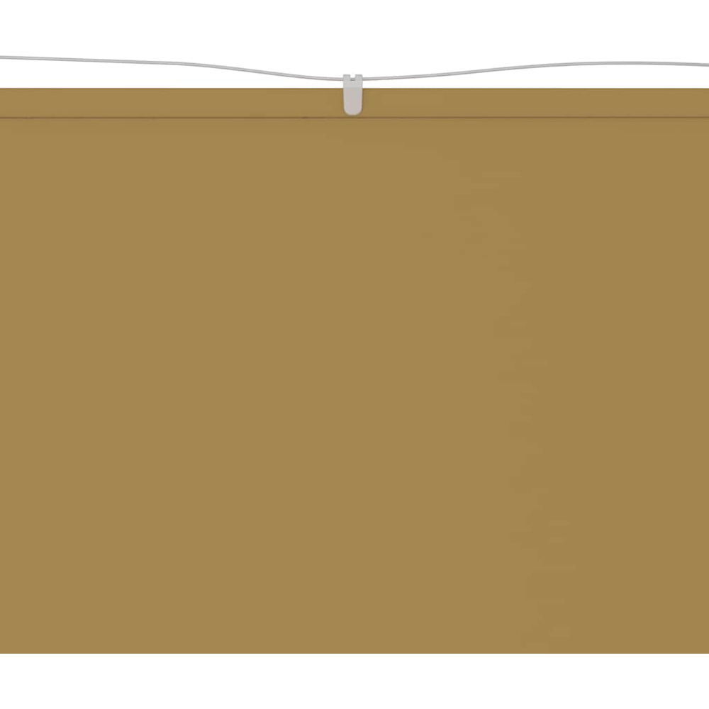 vidaXL Beige Oxford Fabric Vertical Awning 1 x 12m Image 2
