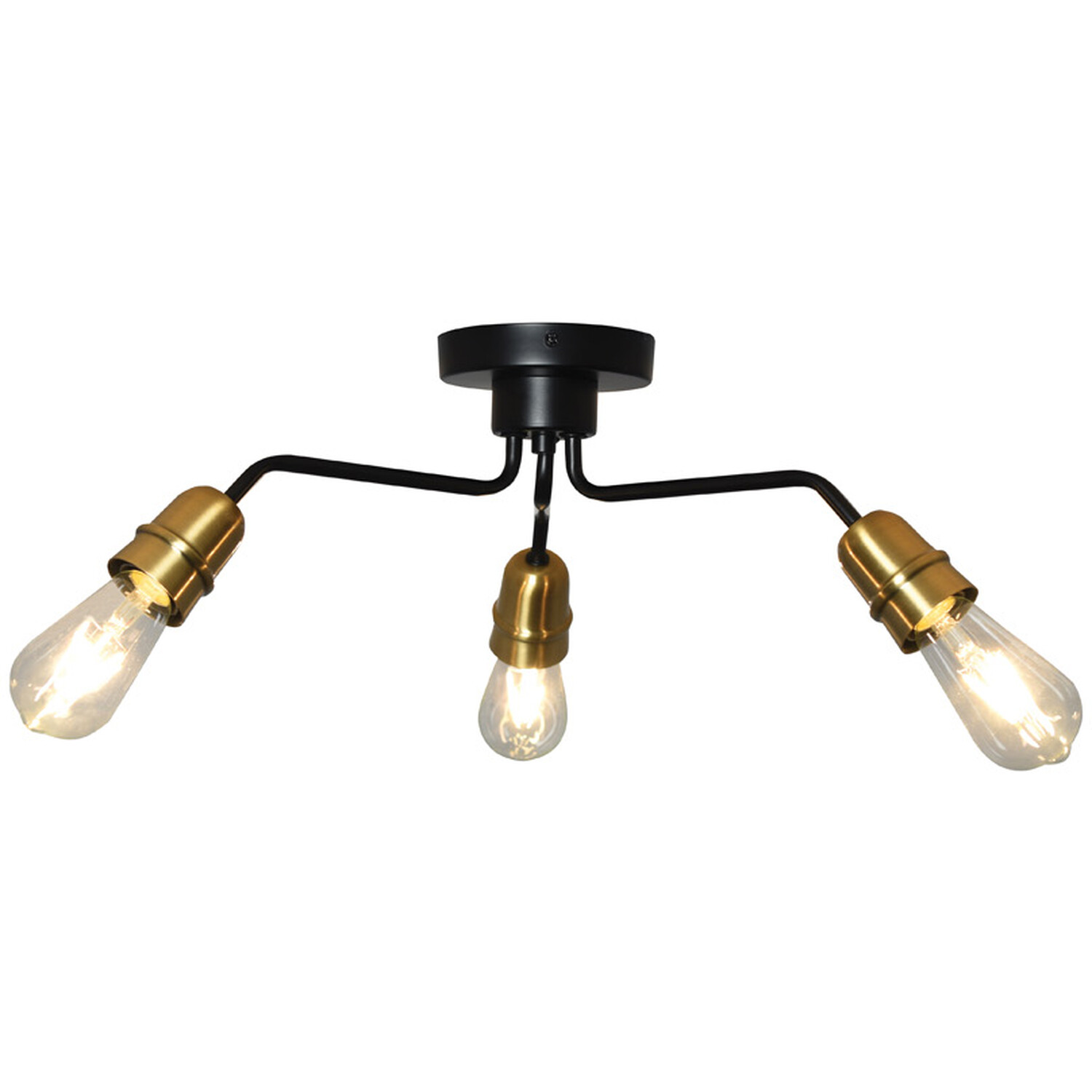 Remy 3 Light industrial Ceiling Light Image 1