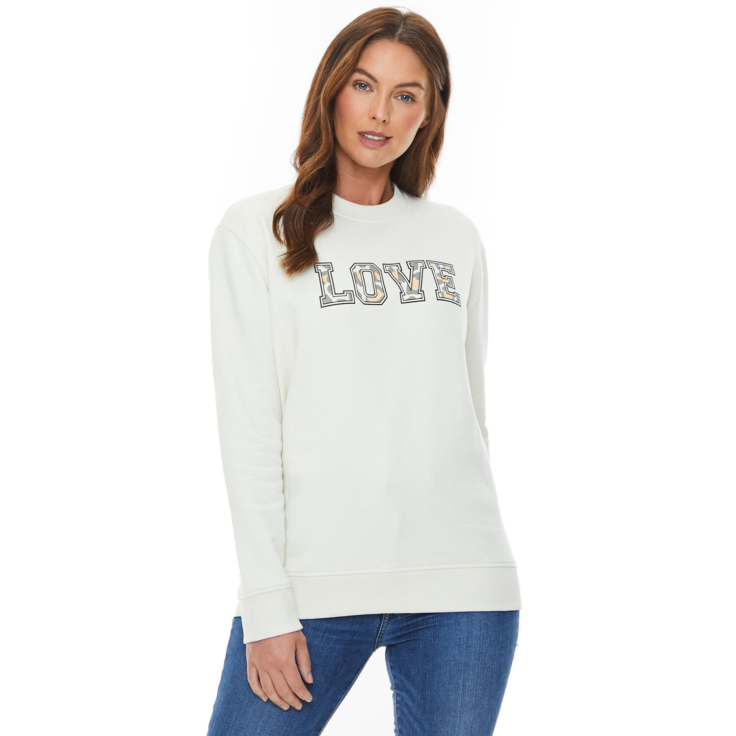 Ladies Love Sweatshirt - Marshmellow / 16 Image 1