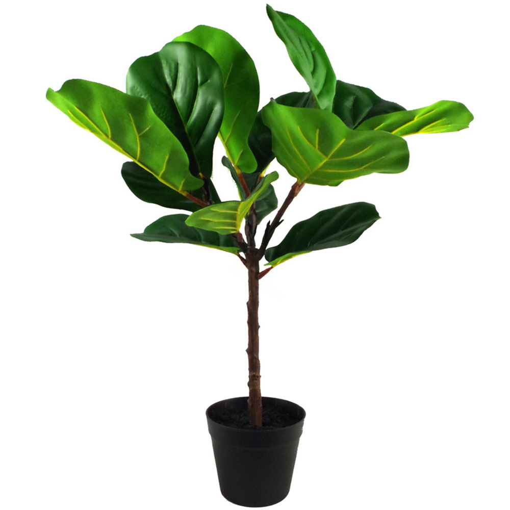 Leaf Fiddle Fig Artificial Tree Pot 2ft Image 1