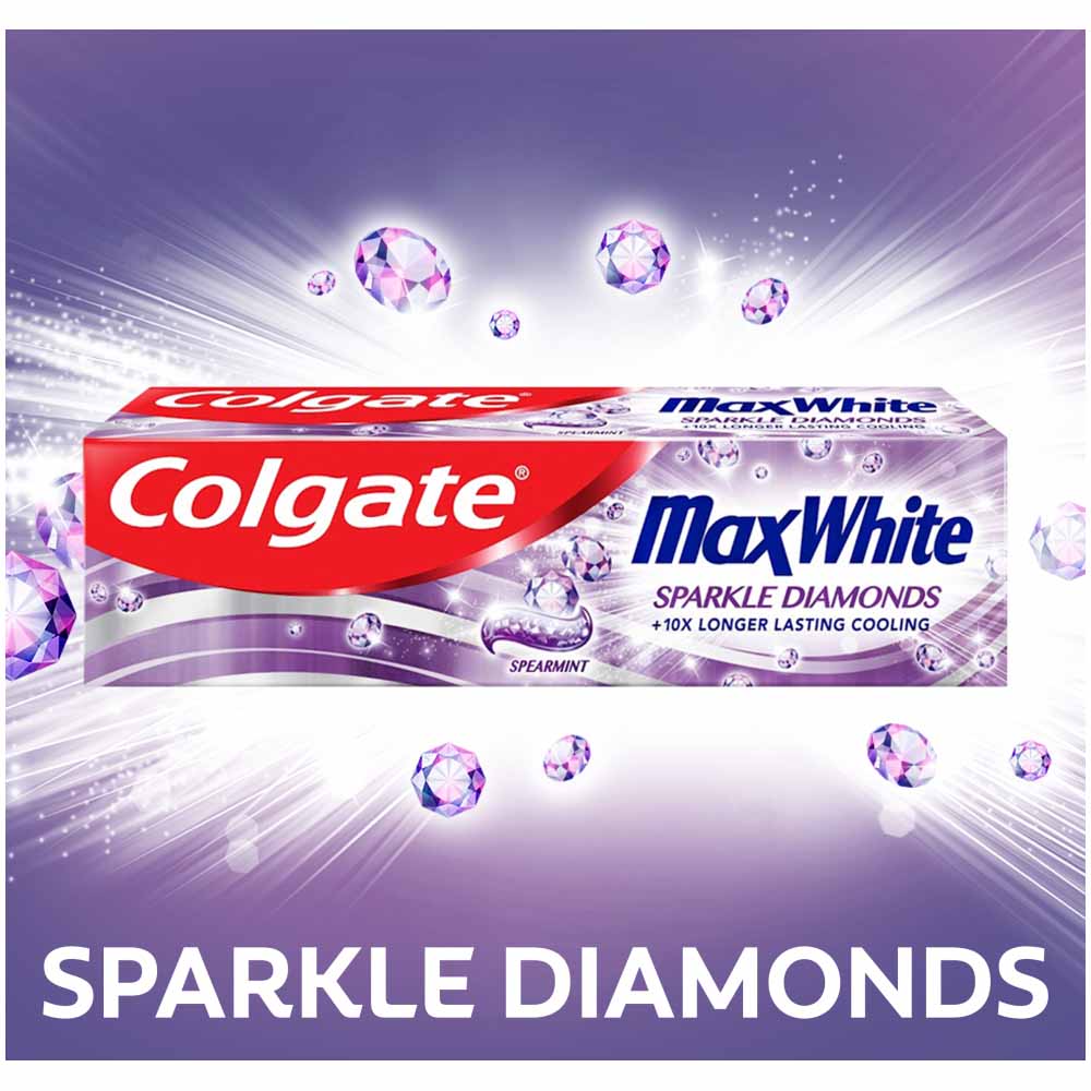 Colgate Max White Shine Crystals Toothpaste 75ml Image 8