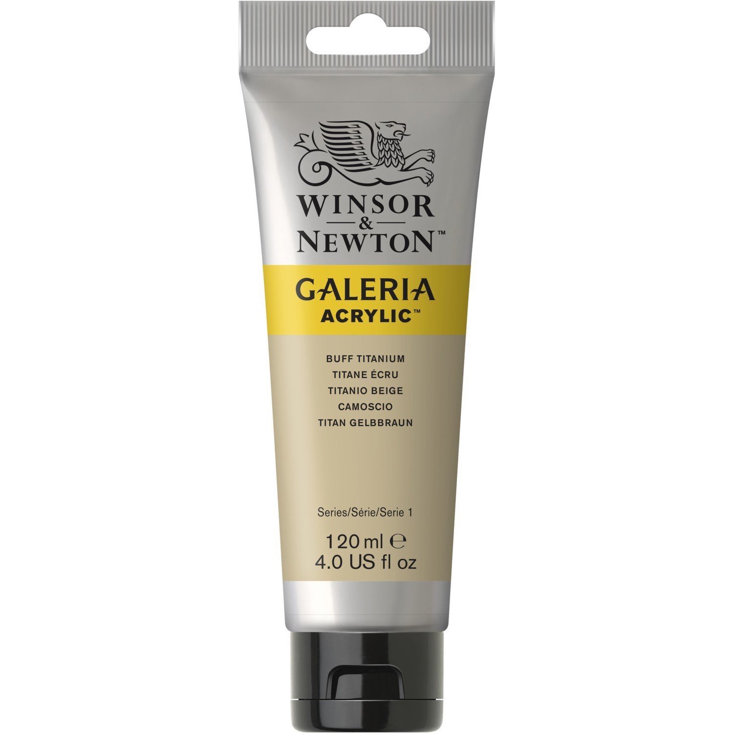 Winsor and Newton 120ml Galeria Acrylic Colour Paint - Buff Titanium Image