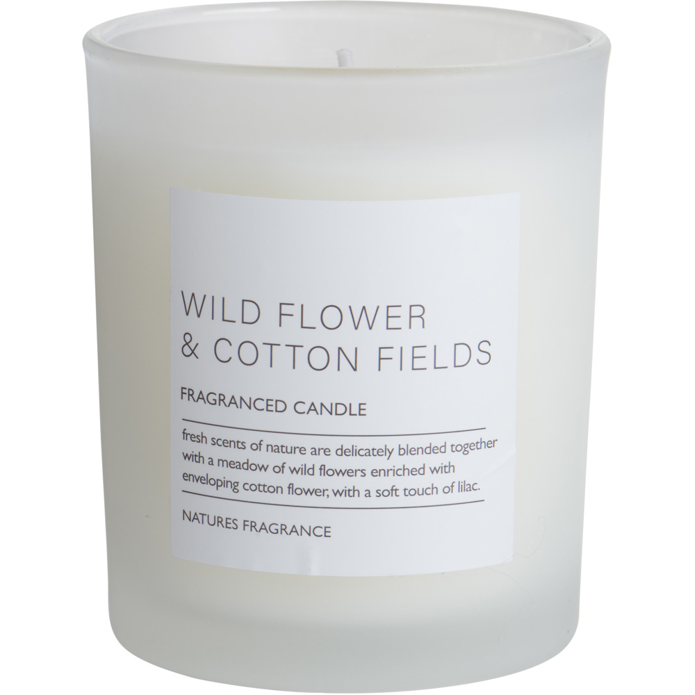 Nature's Fragrance Wildflower and Cotton Field Jar Candle Small Image 1