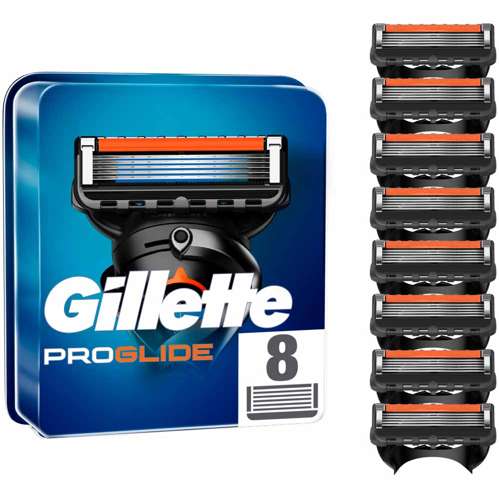 Gillette Fusion 5 Proglide Manual Razor Blades 8 pack Image 1