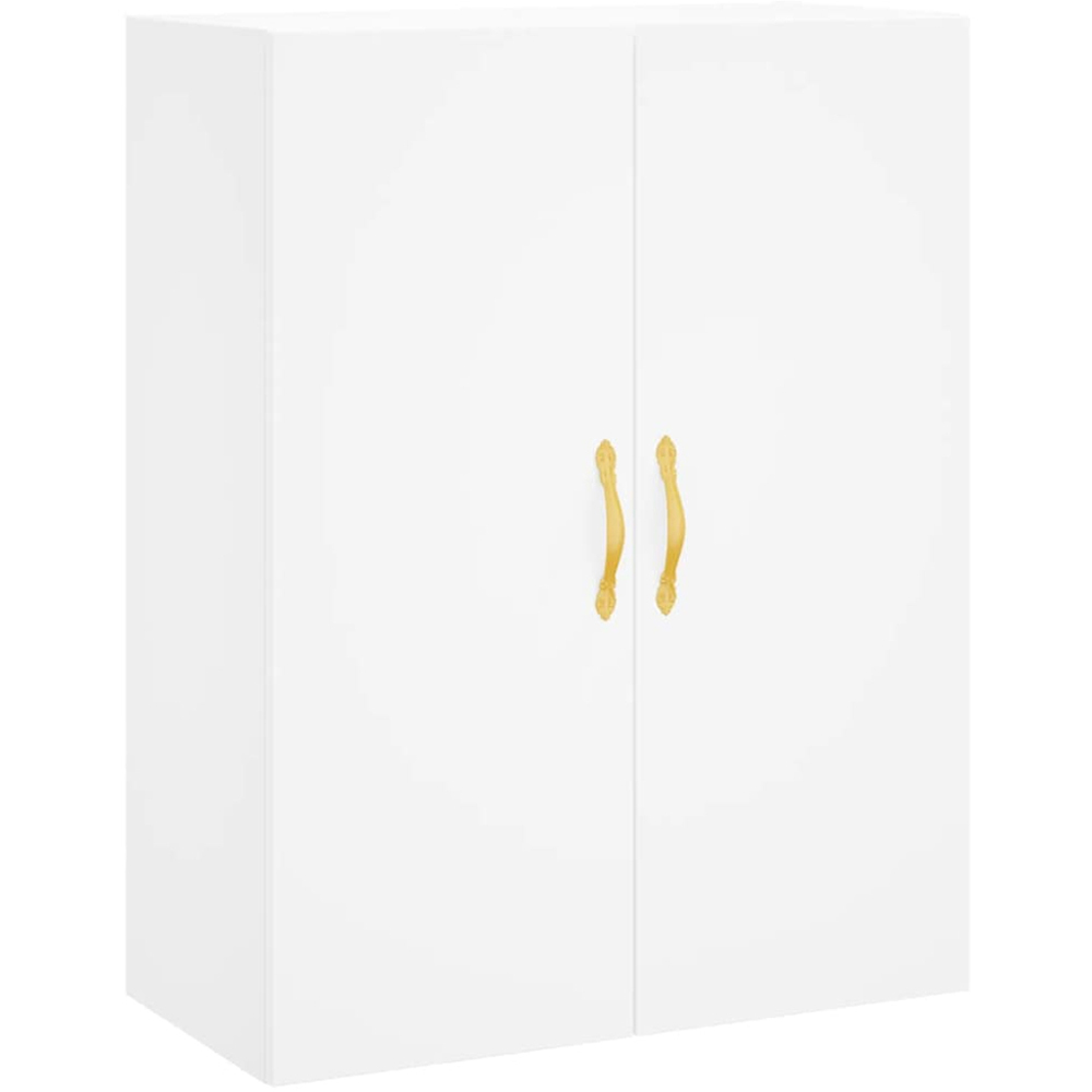 vidaXL 3 Door 3 Drawer White Highboard with Metal Legs Image 5