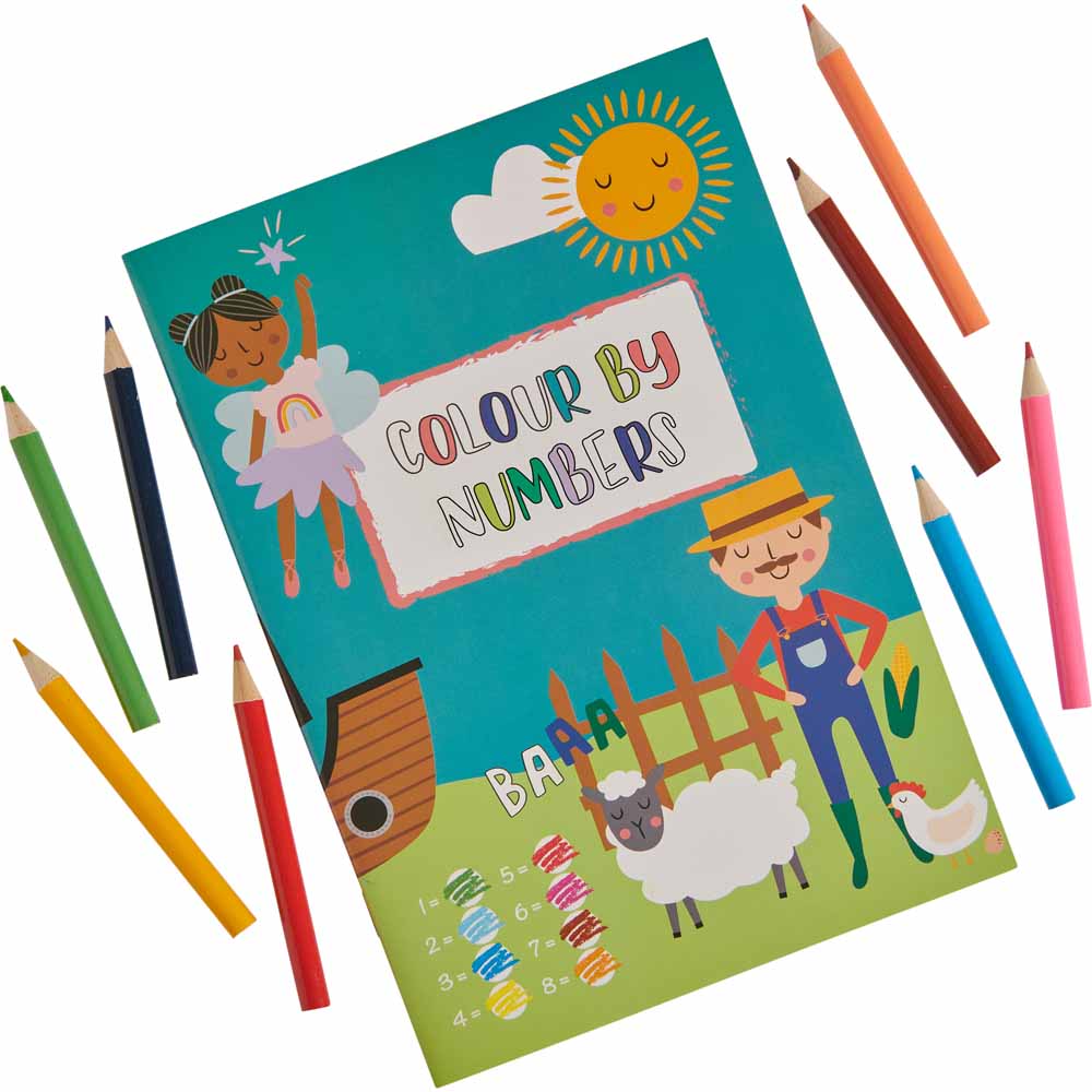 Wilko Mini Colour by Numbers Wilko