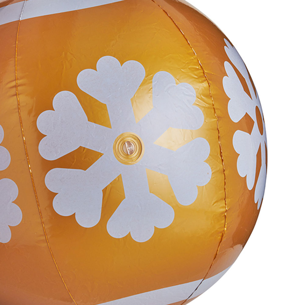 Inflatable 60cm Gold Bauble Image 5