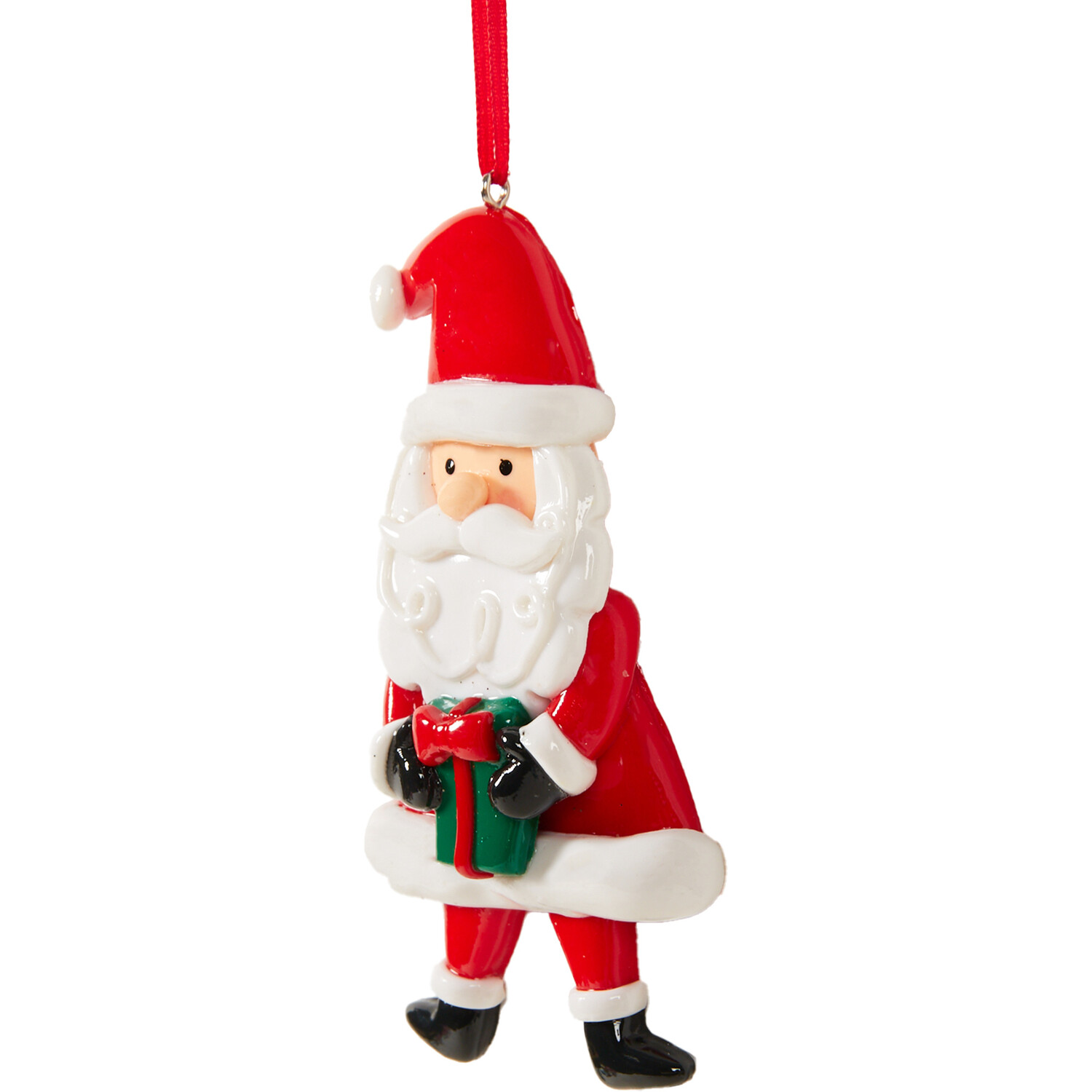 Hanging Santa Christmas Decoration - Red Image 8