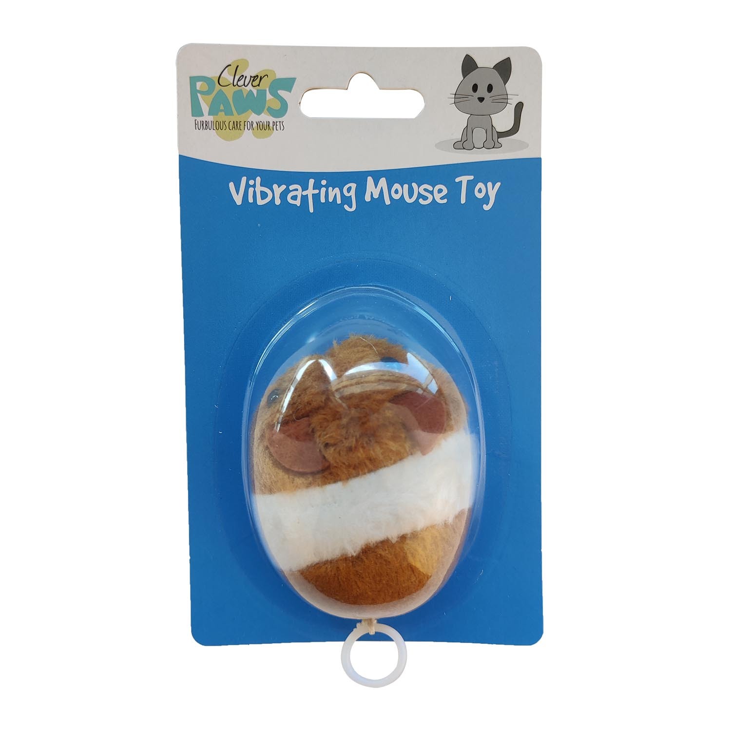 Clever Paws Vibrating Mouse Cat Toy Image 1
