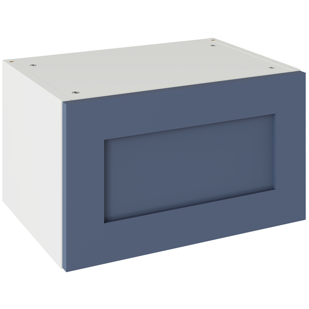 Kitchen Kit Shaker Matt Alby Blue Short Bridging Wall Kitchen Cabinet Flatpack 500mm Image 1
