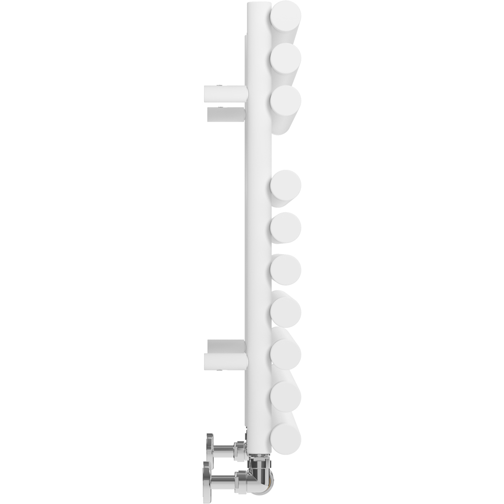 Terma Rolo Towel 2002BTU White Heated Towel Rail 590 x 900mm Image 5