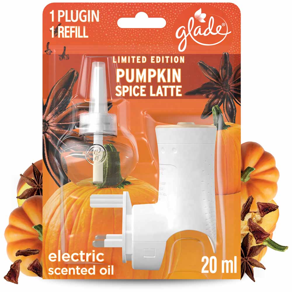 Glade Electric Holder Pumpkin Spice Latte Air Fres Image 1