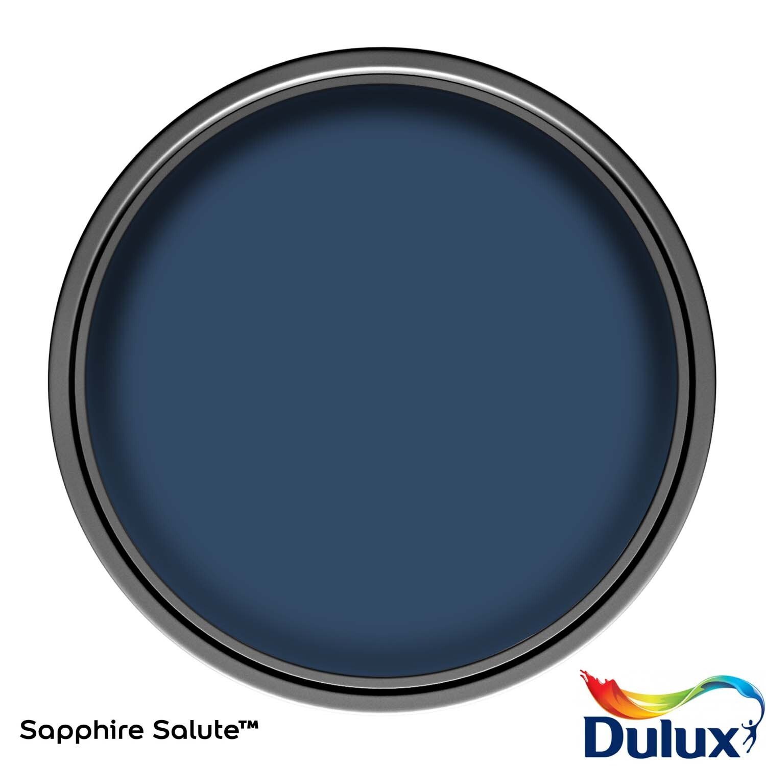 Dulux Walls and Ceilings Silk Emulsion Paint - Sapphire Salute Image 4