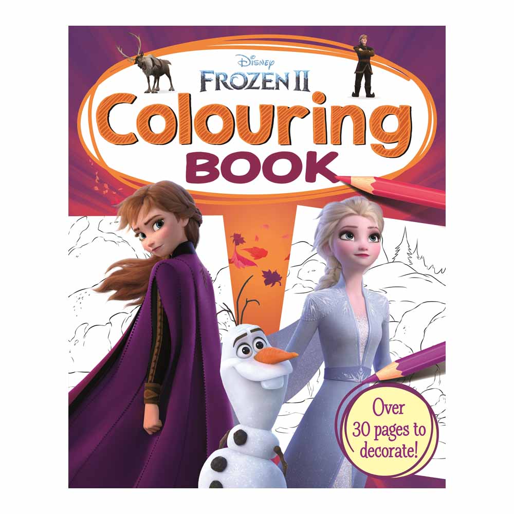 Disney Frozen 2 Colouring Book Image