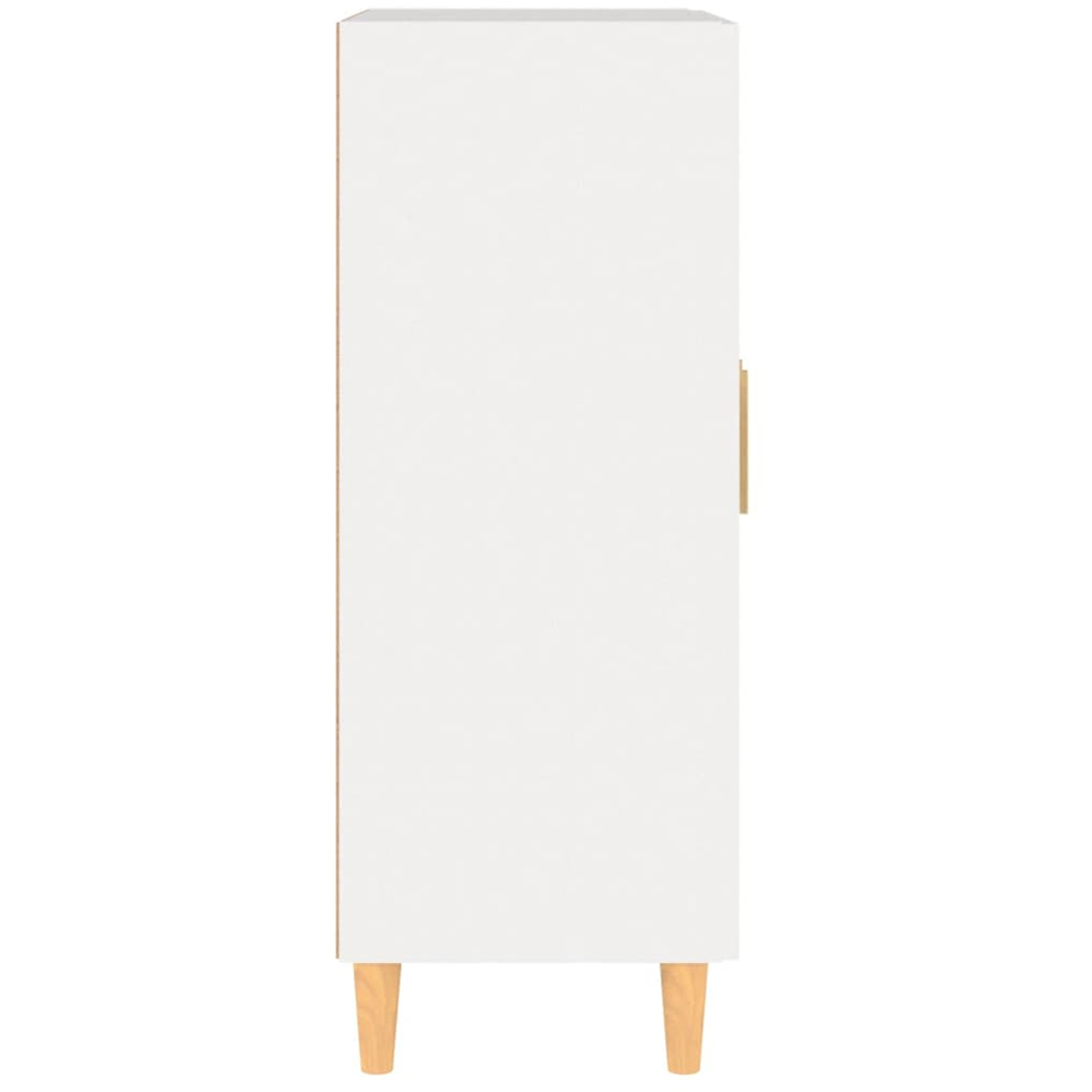 vidaXL 2 Door White Sideboard Image 8