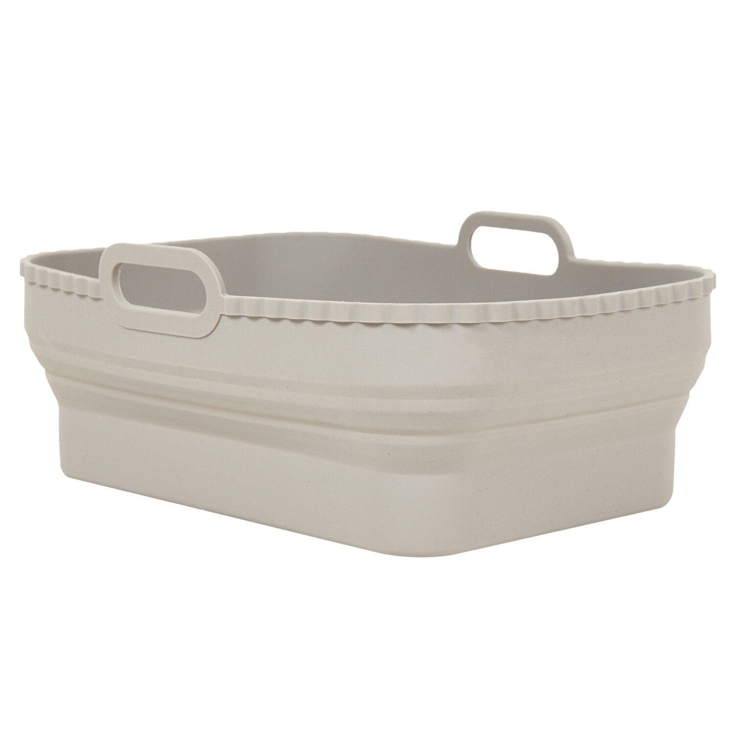 Collapsible Airfryer Pan - Grey / Rectangular Image 3