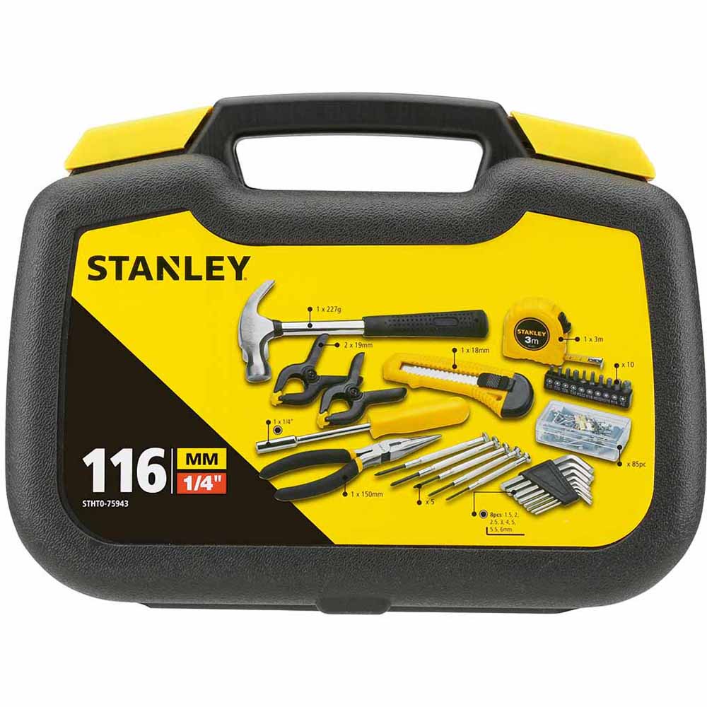 Stanley Hand Tool Starter Kit 116 Piece Image 1