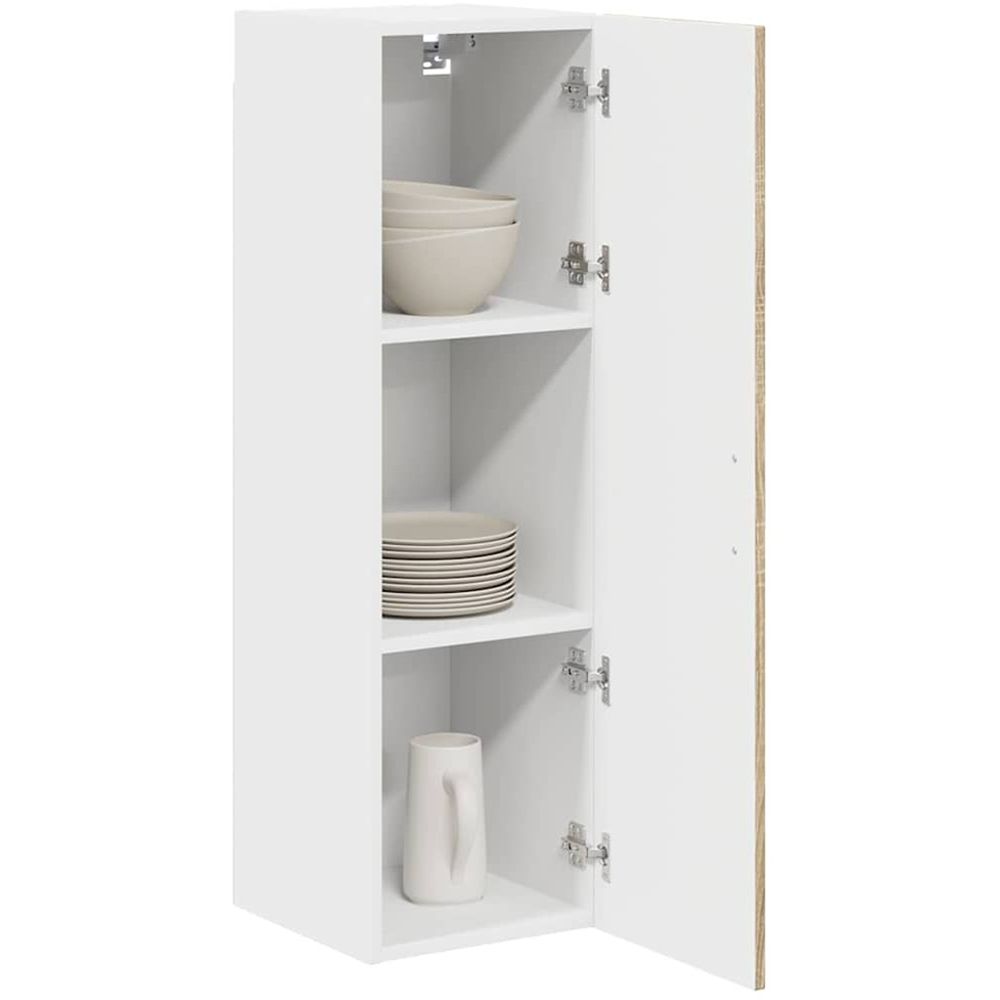 vidaXL Single Door Sonoma Oak Kitchen Wall Cabinet Image 3