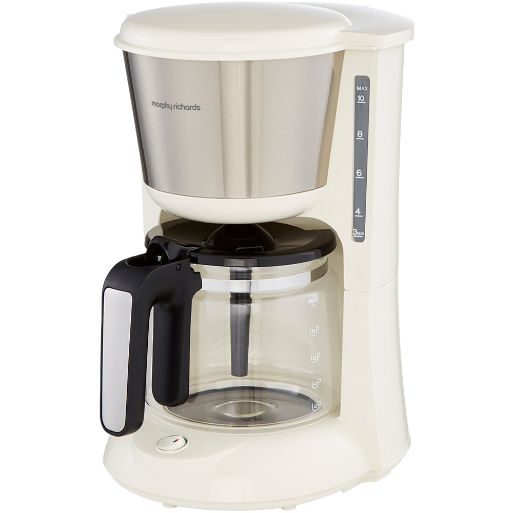 Morphy Richards 162504 Cream Equip 1.2L Filter Coffee Machine Image 1