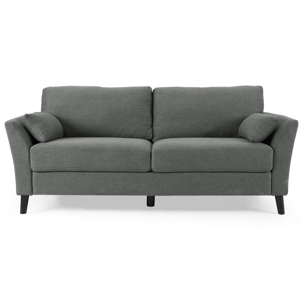 Home Detail Stella 3 Seater Grey Velvet Sofa Image 3