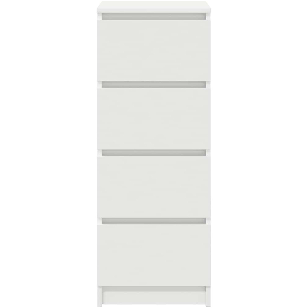 vidaXL 4 Drawer White Sideboard Image 5