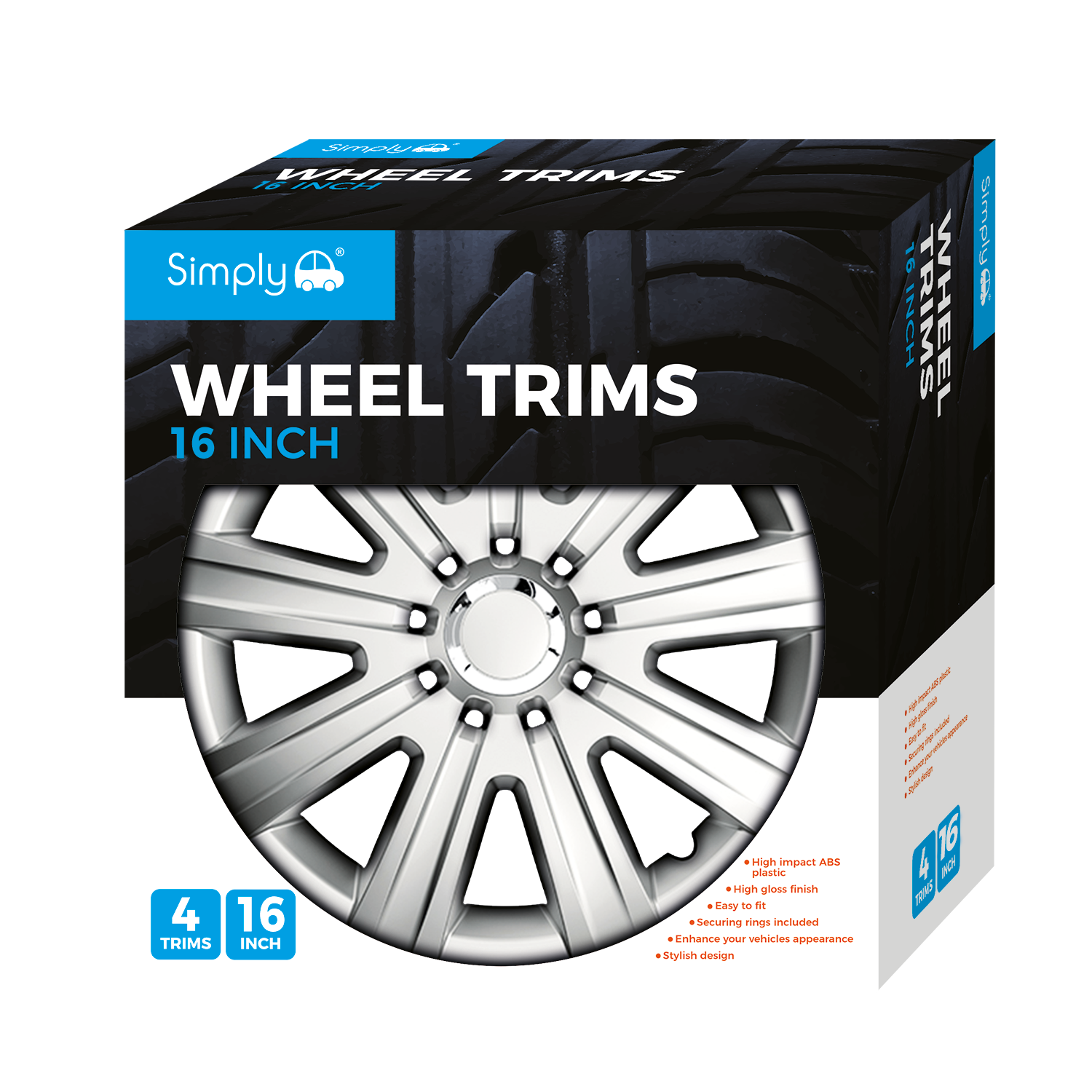 Simply Auto Wheel Trims 16inch - Arcee Image 1