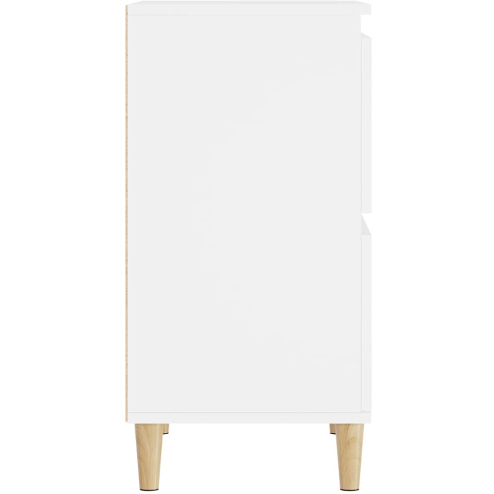 vidaXL 2 Door White Sideboard Set of 2 Image 9