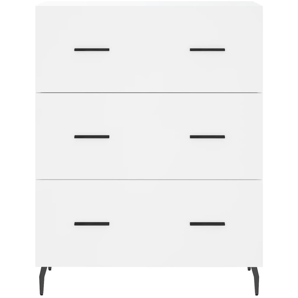 vidaXL 2 Door 3 Drawer White Highboard Image 8