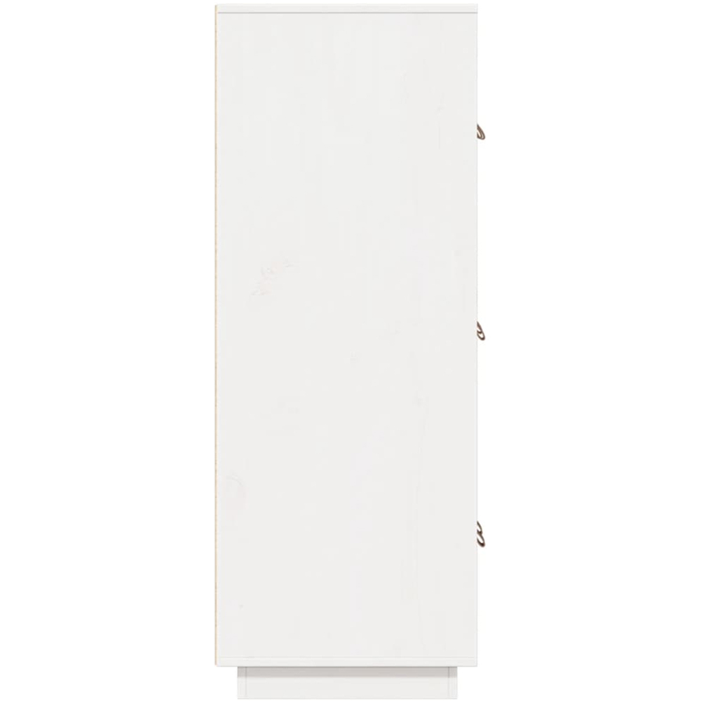 vidaXL 6 Door White Solid Pine Wood Highboard Image 7