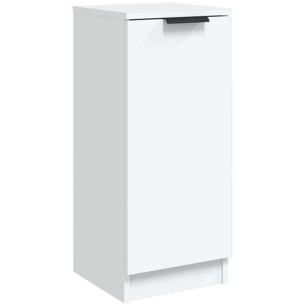 vidaXL Single Door White Sideboard Image 2