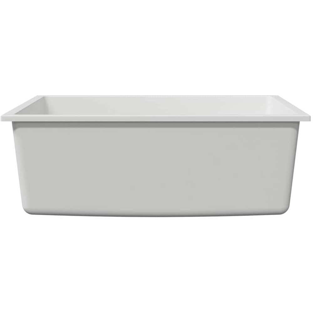 vidaXL White Granite Kitchen Sink 54 x 44 x 20cm Image 3
