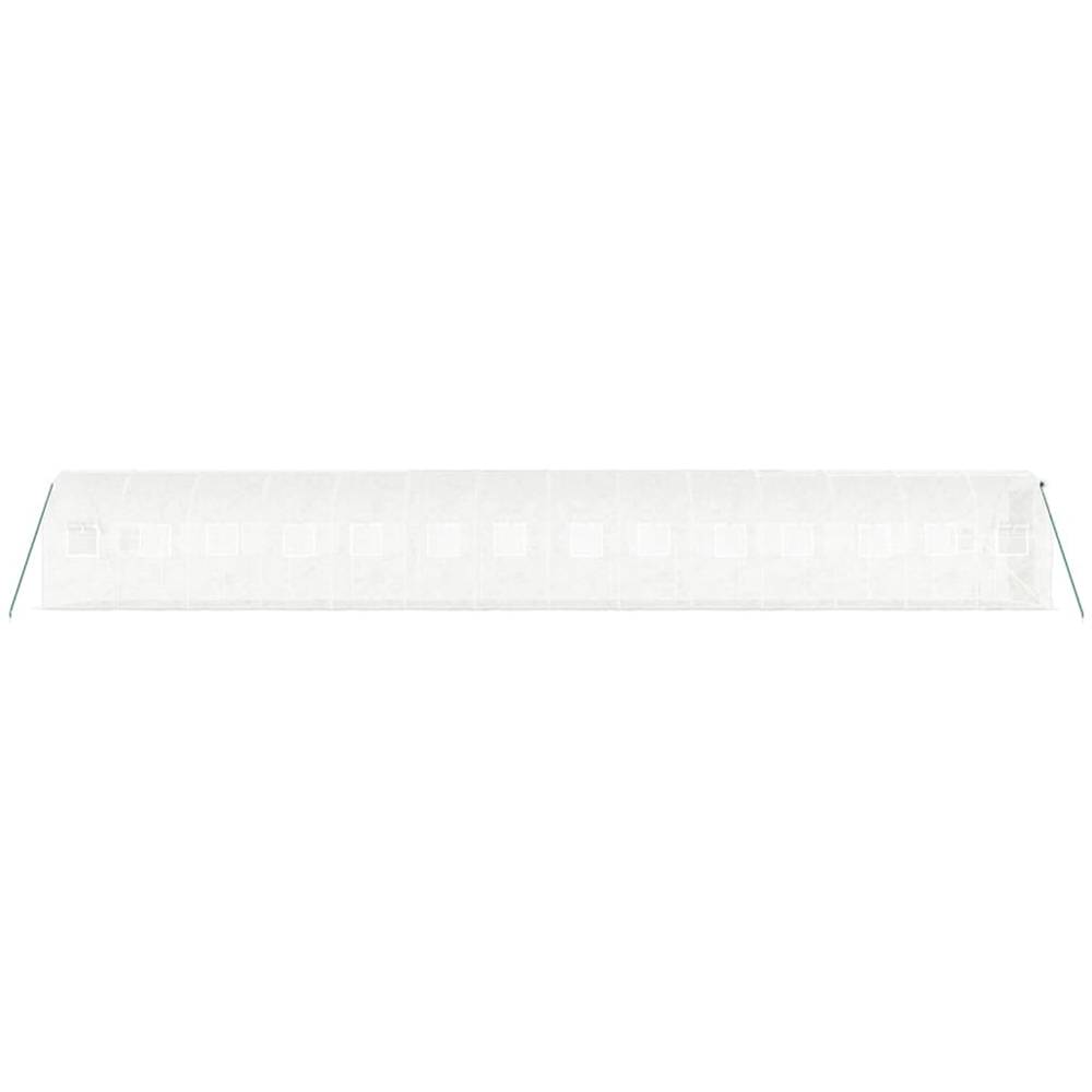 vidaXL White 6.5 x 46ft Greenhouse Image 4