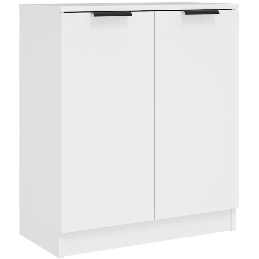 vidaXL 2 Door White Sideboard Set of 2 Image 5