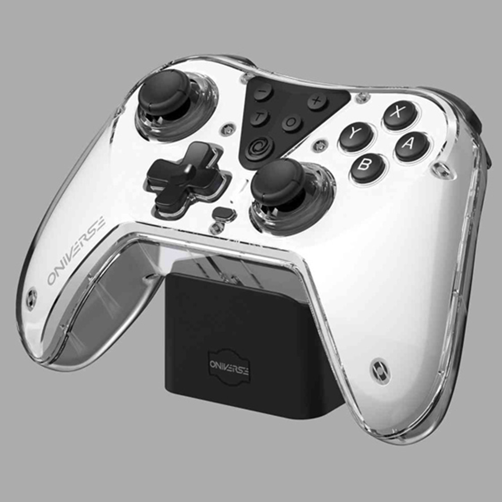 Oniverse Astralite White Wireless Bluetooth Gaming Controller and Charging Station Image 4