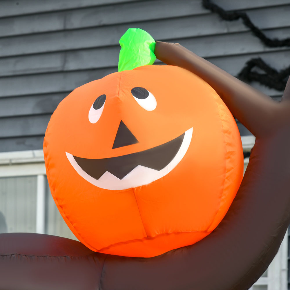 HOMCOM Halloween Inflatable Ghost Tree 8ft Image 3